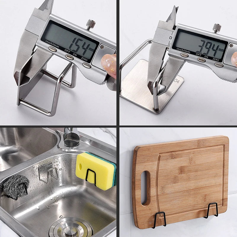 🧽 Organizer na Gąbkę Kuchenną – Bez Wiercenia, Trwały i Praktyczny! ✨