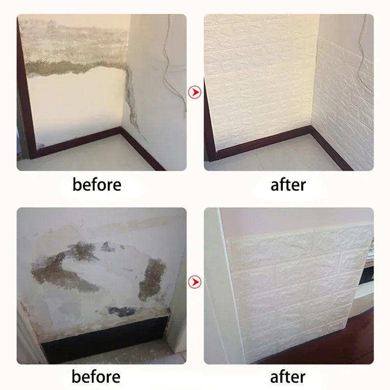 3D Piankowe Naklejki Ścienne – Samoprzylepne, Wodoodporne, Dekoracyjne 🏡✨