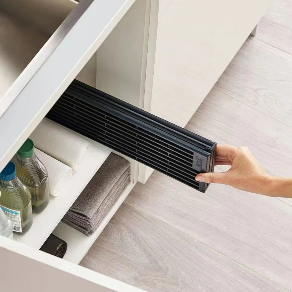 Składany Ociekacz do Zlewu – Czarny 🖤🍽️