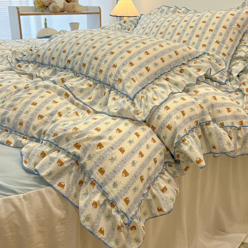 🛏️ Zestaw Pościeli –  styl Koreański🌸